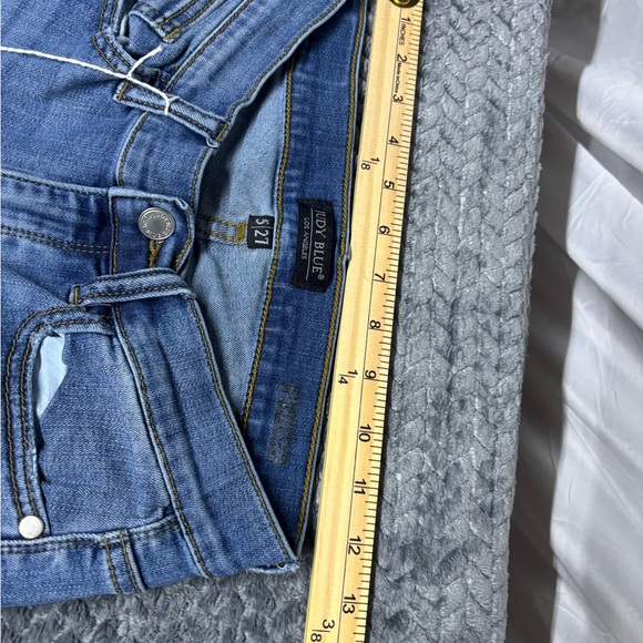 Judy Blue Women's Distressed Bootcut Jeans - Blue - Picture 4 of 6